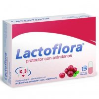 Lactoflora protector con arándano rojo 15 cápsulas