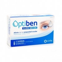 Optiben lágrimas artificiales para ojos secos 20 monodosis