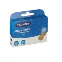 Tiritas Salvelox resistentes al agua 20ud (redondas)