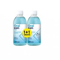 Kin Oral Zero enjuague bucal diario 1+1 GRATIS 2x500 ml sin alcohol