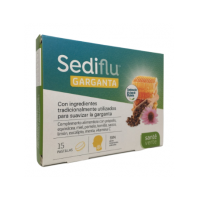 Sediflu Garganta ingredientes naturales para suavizar la garganta 15 pastillas
