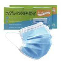 Pack 50 mascarillas quirúrgicas IIR Biofield desechables