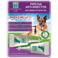 Menforsan Pipetas anti-insectos para perros (2 unidades)