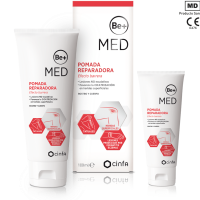 Be+ med pomada reparadora efecto barrera 100 ml rostro y cuerpo