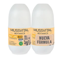 Mussvital Pack desodorantes SIN sales de aluminio y sin alcohol  75+75 ml