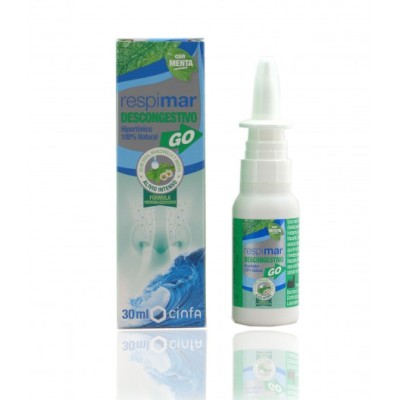 Respimar descongestivo GO agua de mar con Aloe Vera, Manzanilla y menta 30 ml