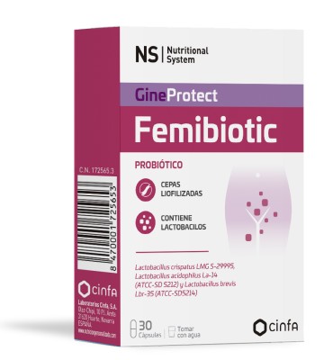 Ns Femibiotic probiótico salud femenina 30 cápsulas