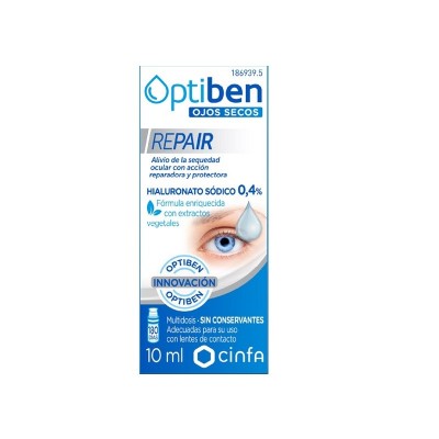 Optiben Repair lágrimas artificiales para ojos secos 10 ml