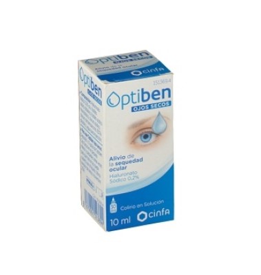 Optiben lágrimas artificiales para ojos secos 10 ml