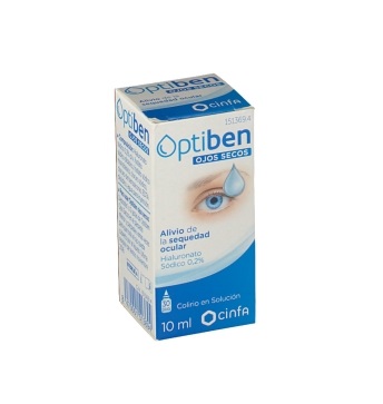 Optiben lágrimas artificiales para ojos secos 10 ml