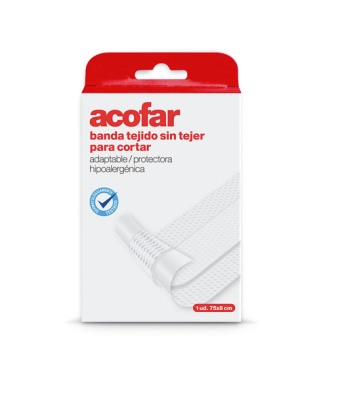 Acofar banda tejido sin tejer para cortar 1 unidad de 75x8 cm