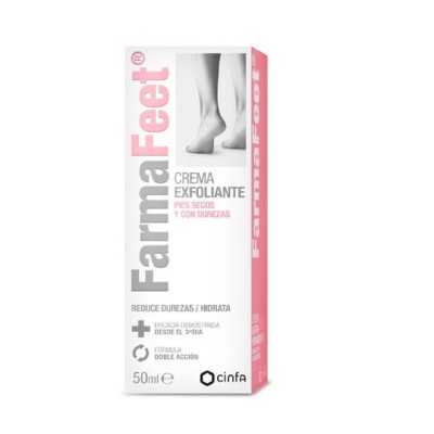 Farmafeet crema exfoliante para pies secos y con durezas 50 ml