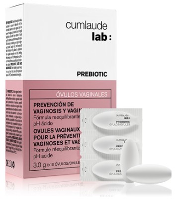 Cumlaude óvulos Prebiotic probioticos-prebioticos vaginales 10 óvulos x 3g