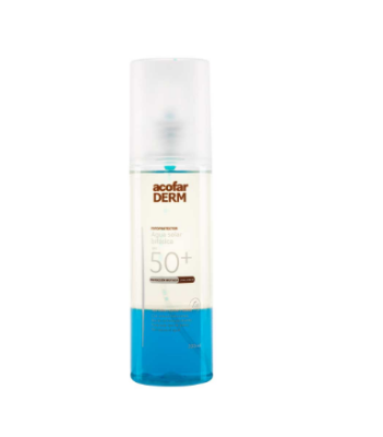 Acofar agua solar bifásica SPF 50+ 200 ml