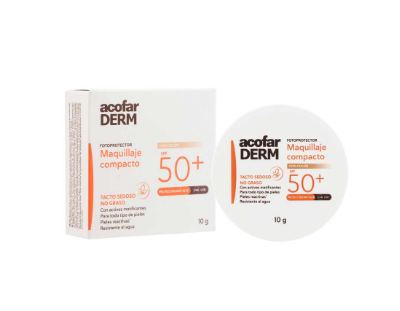 Acofar maquillaje compacto SPF50+ 10 g