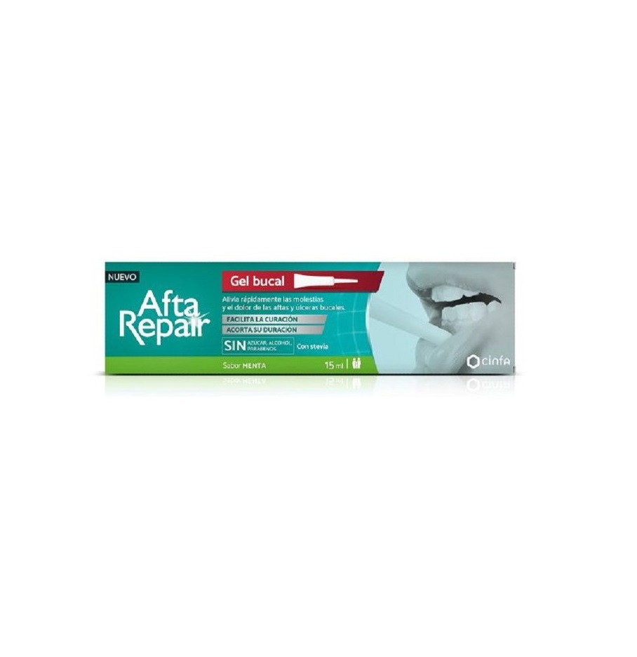 Afta repair gel bucal sabor menta 15 ml