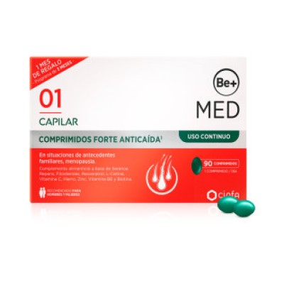 Be+ MED capilar anticaida uso continuo forte 90 comprimidos