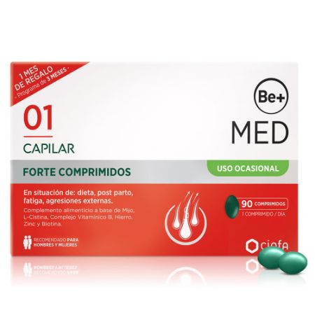Be+ MED capilar anticaida uso ocasional forte 90 comprimidos