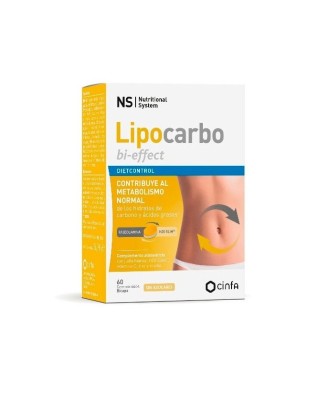 Ns Lipocarbo Bi-effect 60 comprimidos bicapa