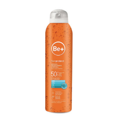 BE+ Skinprotect Aerosol Transparente Corporal  SPF50+ 200ML