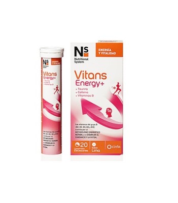 NS Vitans Energy+ (suplemento de energía) 20 comprimidos efervescentes