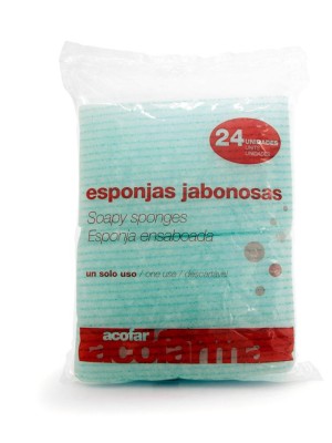 Esponjas jabonosas 24ud Acofar 
