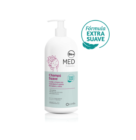 Be+ Med Pediatrics Champú Suave Sin Jabón 300 ml