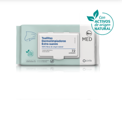 Be+ Med Pediatrics Toallitas Dermolipiadoras Extra Suave 72 uds
