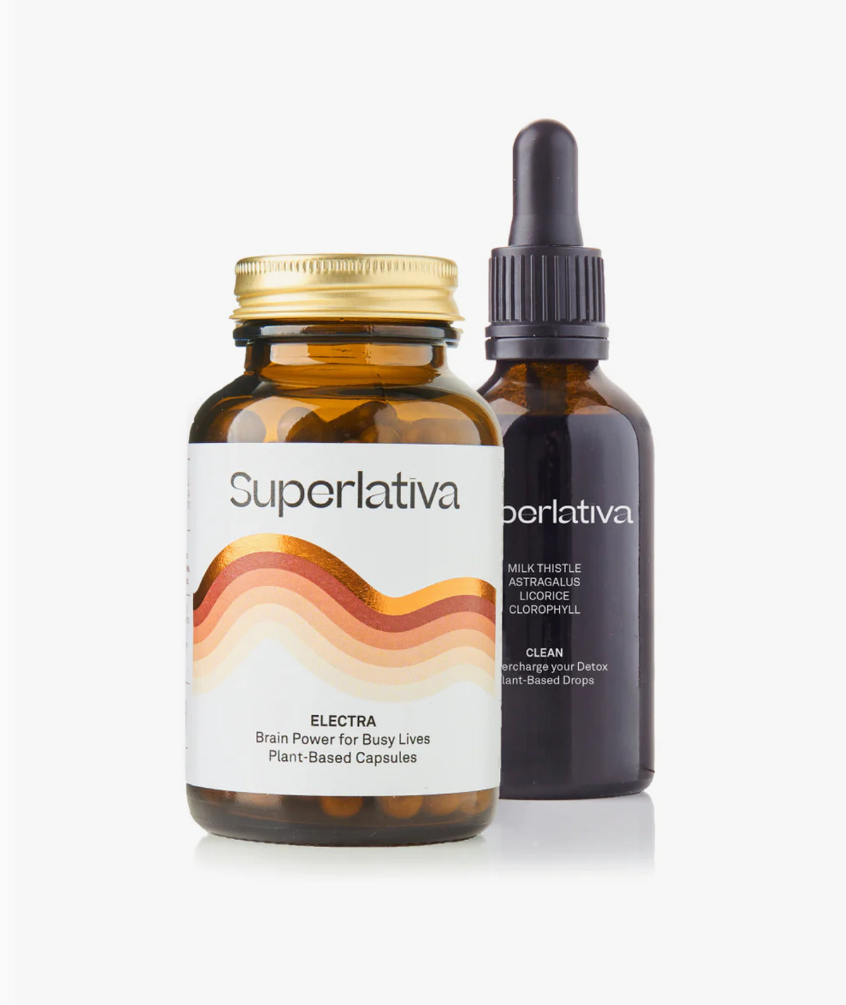 Superlativa Set Unstress Electra 60 Cápsulas + Clean 50 ml