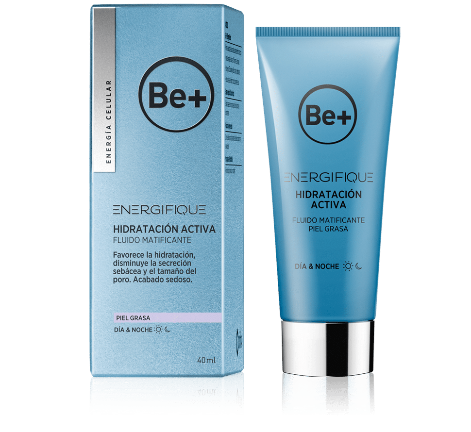 Be+ Energifique Hidratación Activa Desensibilizante Fluido Hidratante 24h Piel Grasa