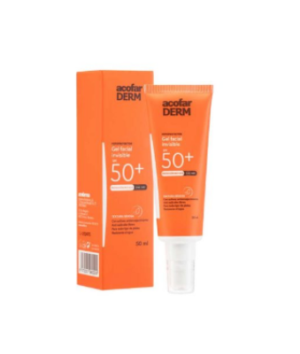 Acofar gel facial invisible SPF50+ 50 ml