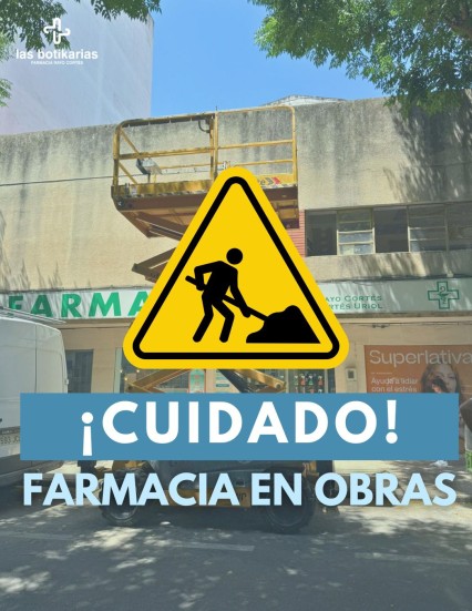 ¡𝐀𝐥𝐠𝐨 𝐬𝐞 𝐜𝐮𝐞𝐜𝐞 𝐞𝐧 𝐅𝐚𝐫𝐦𝐚𝐜𝐢𝐚 𝐋𝐚𝐬 𝐁𝐨𝐭𝐢𝐤𝐚𝐫𝐢𝐚𝐬! Sí, estamos de obras… ¡𝐲 𝐧𝐨 𝐞𝐬 𝐩𝐨𝐜𝐚 𝐜𝐨𝐬𝐚!