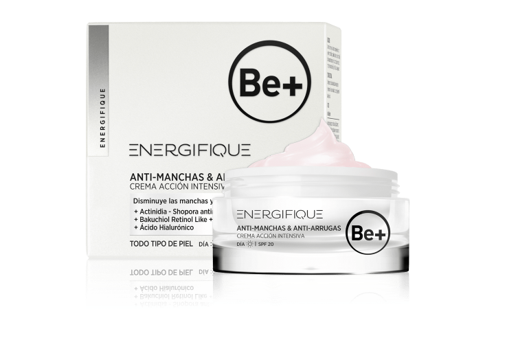 BE+ Energifique antimanchas y antiarrugas crema acción intensiva SPF20 50 ML