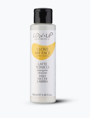 LOW UP Leche tónica limpiador hidratante cara ojos labios 100 ml