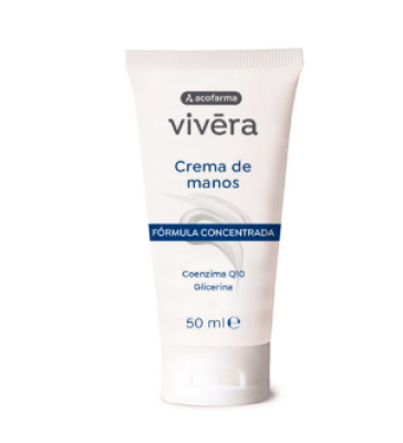 Duplo Acofar vivera crema hidratante de manos ultraconcentrada 50ml +50ml 