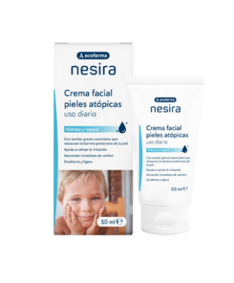 Acofar Nesira crema facial hidratante para pieles atópicas 50ml 