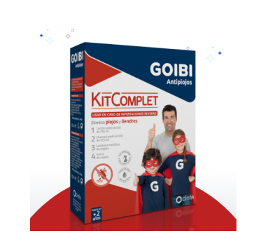 Goibi Elimina Loción + Champú antipiojos (Lendrera + Gorro de regalo)